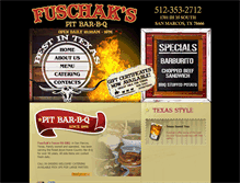 Tablet Screenshot of fuschaksbbq.com